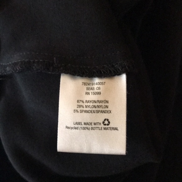 Simply Emma Women’s dress pants Size 16W color black has a small stain no damage - Picture 5 of 13